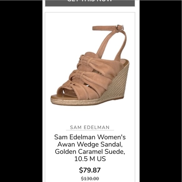 Sam Edelman’s Awan sandal in camel suede - Picture 8 of 8